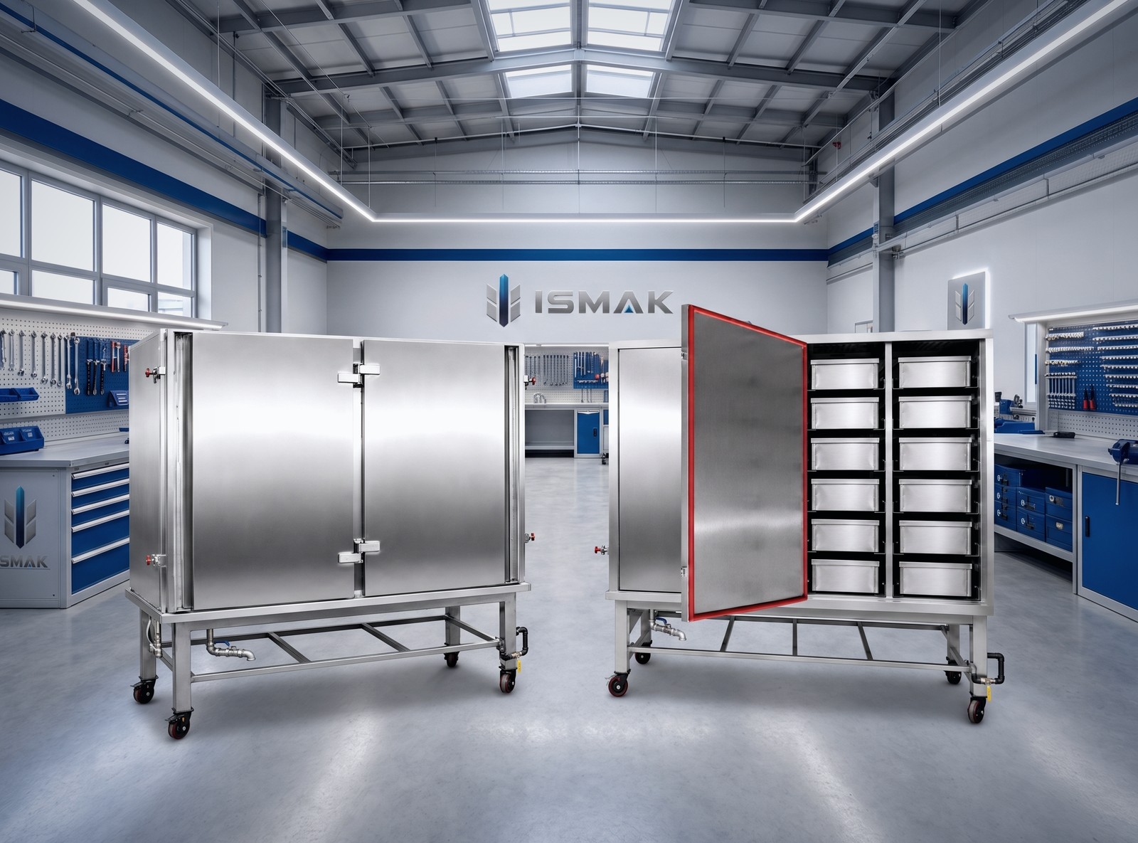 ISMAK I-3200 commercial tamale steamer