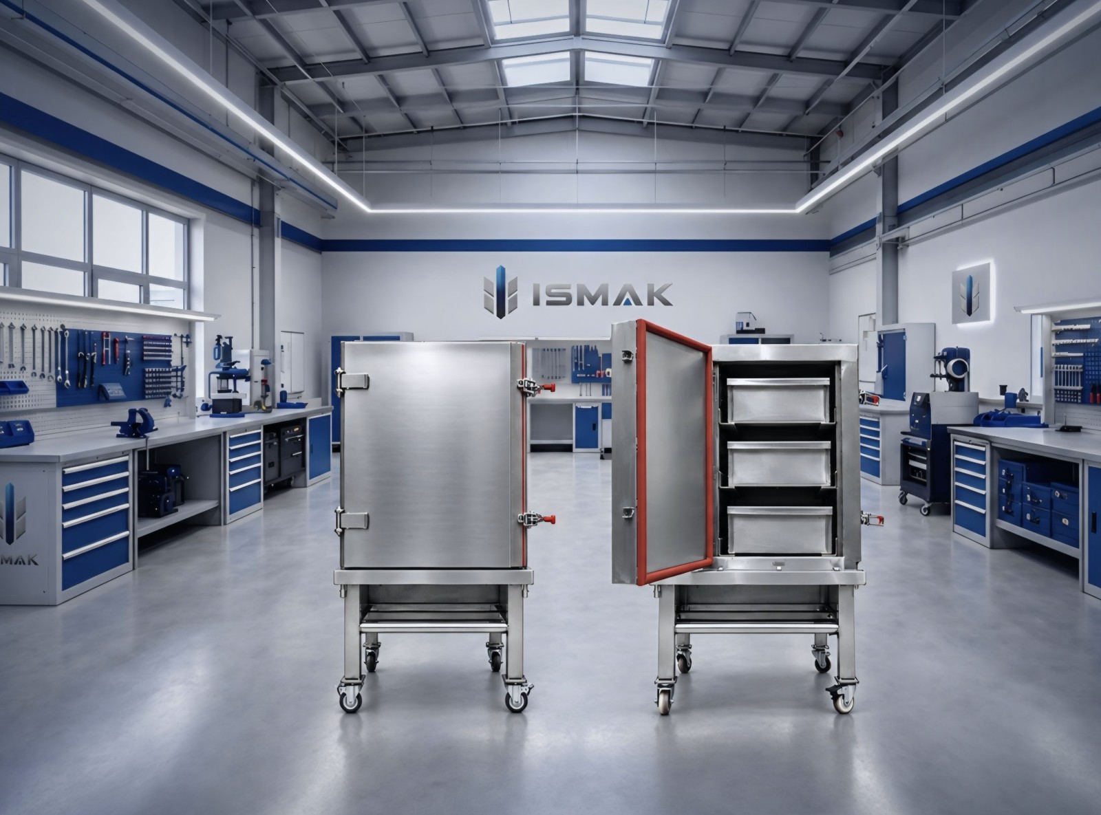 ISMAK I-300 commercial tamale steamer
